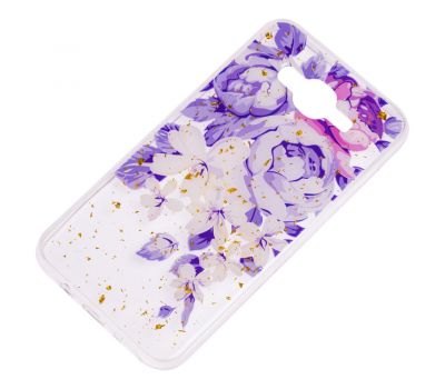 Чохол для Samsung Galaxy J7 (J700) Flowers Confetti "півони" 2012898