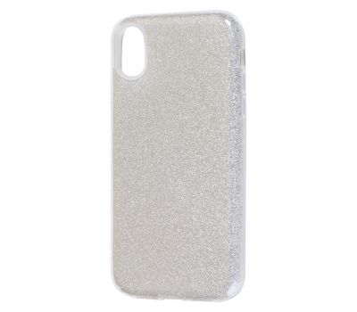 Чохол для iPhone Xr Shining Glitter сріблястий