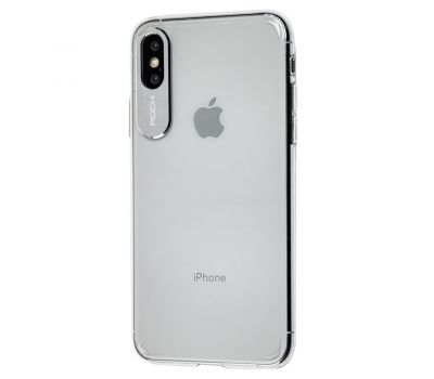 Чохол для iPhone X/Xs Rock Classy Protection прозорий - срібло