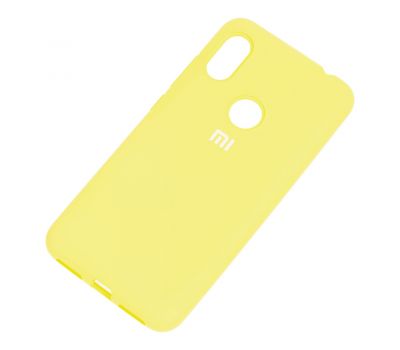 Чохол для Xiaomi Redmi Note 6 Pro Silicone Full лимонний 2021632