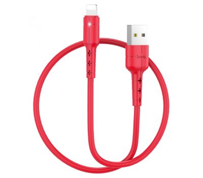 Кабель USB Hoco X30 Star Lightning 2A 1.2m красный 2024073