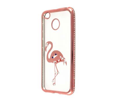 Чохол для Xiaomi Redmi 4x Kingxbar Diamond Фламінго рожевий
