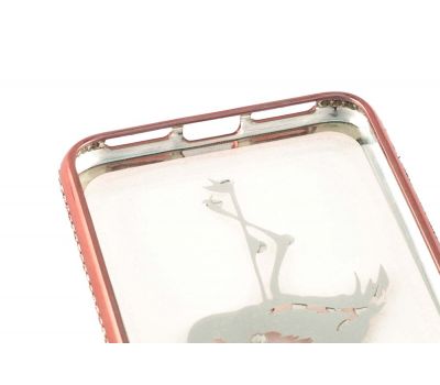 Чохол для Xiaomi Redmi 4x Kingxbar Diamond Фламінго рожевий 2024725