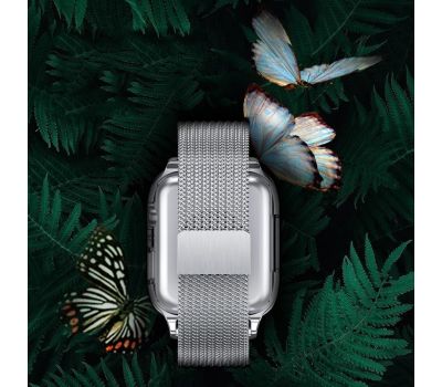 Ремінець для Apple Watch Usams Magnetic Loop 44mm сріблястий 2026827