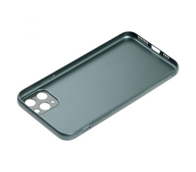 Чохол для iPhone 11 Pro Max glass LV зелений 2027084