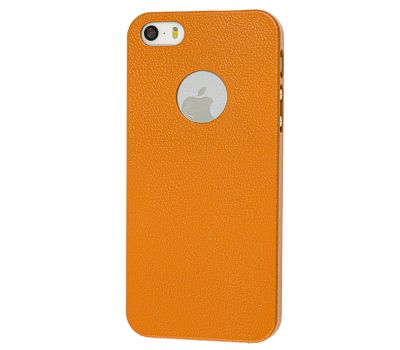Чохол для iPhone 5 під шкіру помаранчевий