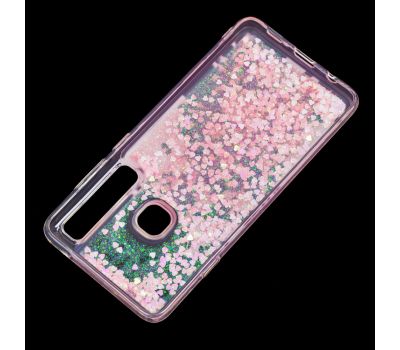 Чохол для Samsung Galaxy A9 2018 (A920) вода рожевий "рожево-фіолетові квіти" 2035942