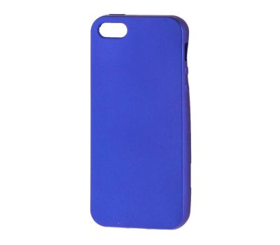 Чохол для iPhone 5 Soft matt синій
