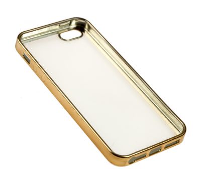 Чохол для iPhone 5 із глянсовою окантовкою золотистий 2036888