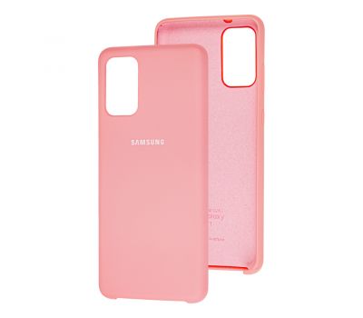 Чохол для Samsung Galaxy S20+ (G985) Silky Soft Touch "світло-рожевий"