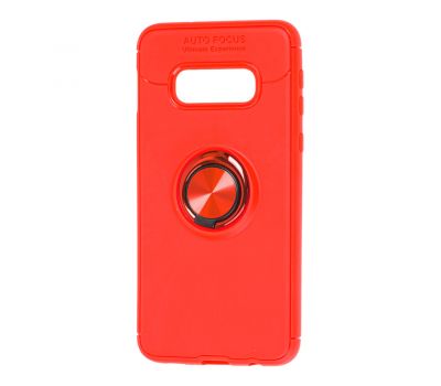 Чохол для Samsung Galaxy S10 (G973) Deen ColorRing з кільцем червоний