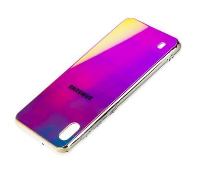 Чохол Shining для Samsung Galaxy A10 (A105) дзеркальний зелено-блакитний 2046091