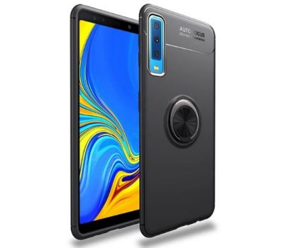 Чохол для Samsung Galaxy A7 2018 (A750) Deen ColorRing з кільцем чорний