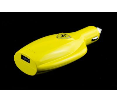 Зовнішній акумулятор Power Bank Super USB Car Charder F33 3000mAh yellow 2051070