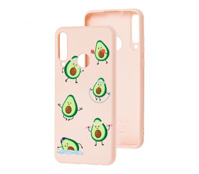 Чохол для Huawei Y6p Wave Fancy sports avocado / pink sand