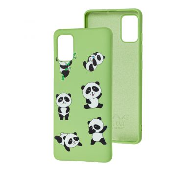 Чохол для Samsung Galaxy A51 (A515) Wave Fancy lovely panda / mint gum