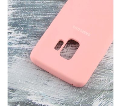 Чохол для Samsung Galaxy S9 Silky Soft Touch персиковий 2060961