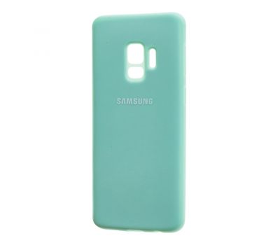 Чохол для Samsung Galaxy S9 (G960) Silicone cover бірюзовий