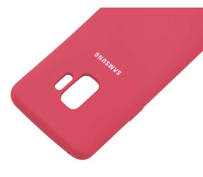Чохол для Samsung Galaxy S9 (G960) Silky Soft Touch темно червоний 2060944