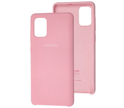 Чохол Silicone для Samsung Galaxy A71 (A715) Premium light pink