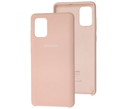 Чохол Silicone Samsung Galaxy A71 (A715) Premium pink sand