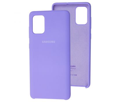 Чохол Silicone Samsung Galaxy A71 (A715) Premium elegant purple