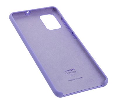 Чохол Silicone Samsung Galaxy A71 (A715) Premium elegant purple 2060045