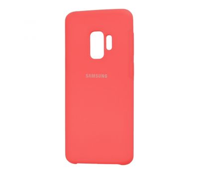 Чохол для Samsung Galaxy S9 (G960) Silky Soft Touch яскраво-рожевий