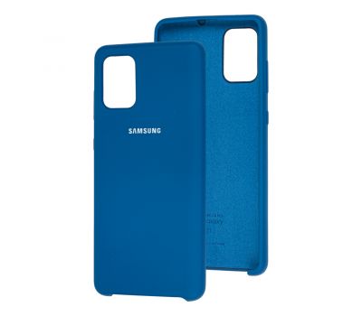Чохол Samsung Galaxy A71 (A715) Silky Soft Touch "синій"