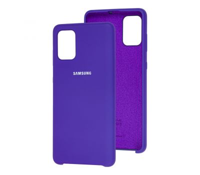 Чохол Samsung Galaxy A71 (A715) Silky Soft Touch "фіолетовий"