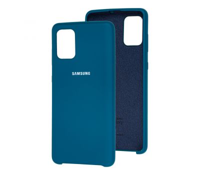 Чохол Samsung Galaxy A71 (A715) Silky Soft Touch "синій космос"
