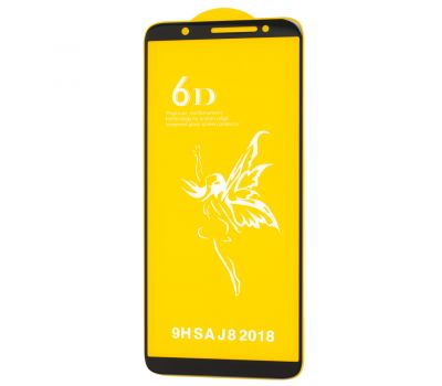 Захисне скло 6D Premium для Samsung Galaxy J8 2018 (J810) чорне (OEM)