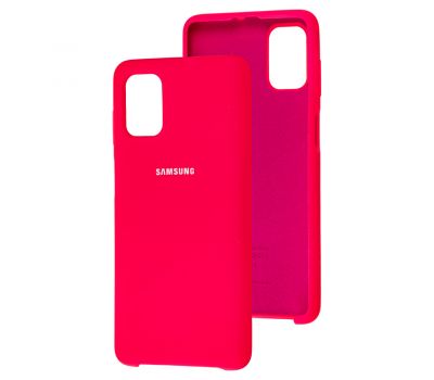 Чохол для Samsung Galaxy M31s (M317) Silky Soft Touch рожевий