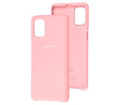 Чохол для Samsung Galaxy M31s (M317) Silky Soft Touch світло-рожевий