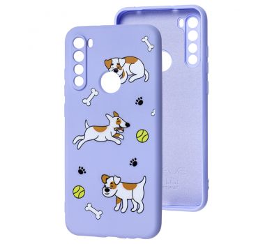 Чохол для Xiaomi Redmi Note 8T Wave Fancy playful dog / light purple