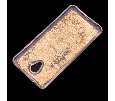 Чохол для Meizu M5 Note Блискучі вода золотистий "корона і діамант" 2075036