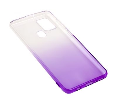 Чохол для Samsung Galaxy A21s (A217) Gradient Design біло-фіолетовий 2083810