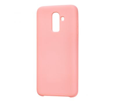 Чохол для Samsung Galaxy J8 (J810) Silicone світло-рожевий