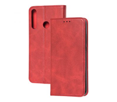 Чохол книжка Huawei P40 Lite E Black magnet червоний
