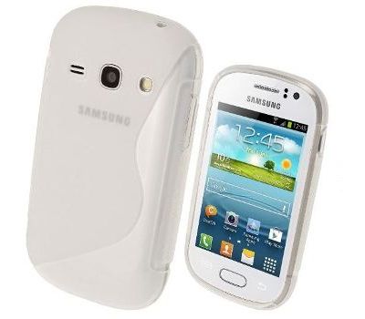 TPU Duotone Sams S6810 White (Galaxy Fame)