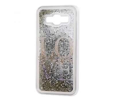 Чохол для Samsung Galaxy J5 (J500) вода срібляста "Love"