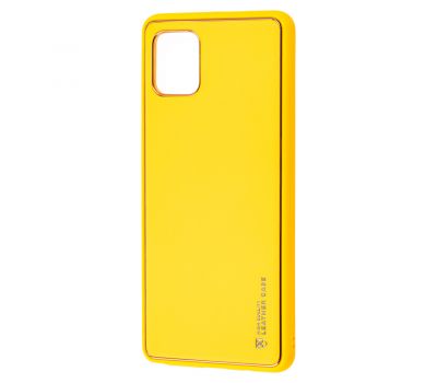 Чохол для Samsung Galaxy Note 10 Lite (N770) Leather Xshield жовтий
