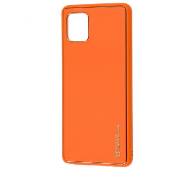 Чохол для Samsung Galaxy Note 10 Lite (N770) Leather Xshield помаранчевий