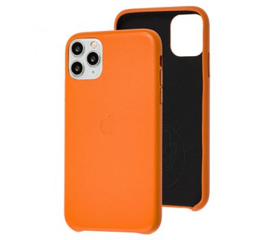 Чохол для iPhone 11 Pro Leather Ahimsa помаранчевий