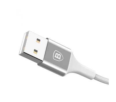 Кабель USB Baseus Shining Lightning Cable 2A 1m сріблястий 2135077