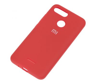 Чохол для Xiaomi Redmi 6 Silicone Full червоний 2140268
