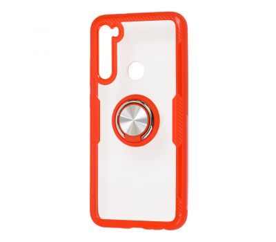 Чохол для Xiaomi Redmi Note 8 Deen CrystalRing із кільцем червоний