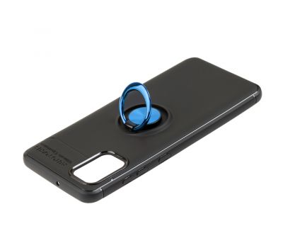 Чохол для Samsung Galaxy A31 (A315) Deen під магнітний тримач чорний/синій 2145625