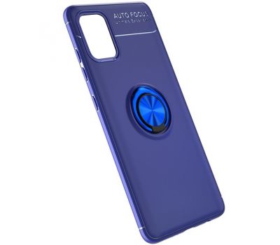 Чохол для Samsung Galaxy A41 (A415) Deen ColorRing з кільцем синій