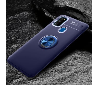 Чохол для Samsung Galaxy M31 (M315) Deen ColorRing з кільцем синій 2145999